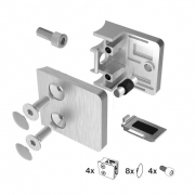 Držák skla, zábradlí, A/23KP-042-set4