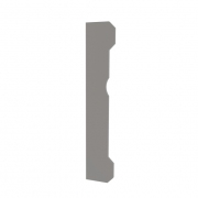 Lišta dorazová hladká 270x50x3mm. INOX