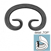 Element tvaru-C h120, b75, 12x6mm