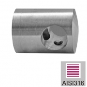 Nerezový držák prutů AISI316, d12/40x40x2mm