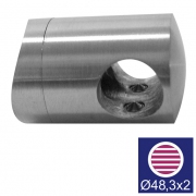 UMAKOV Nerezový držák prutů AISI316, d12/D48,3mm, A14/0831-048