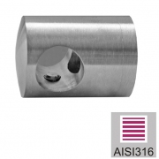 Držák prutů AISI316, d12/40x40x2mm