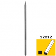 Kovaná špice,brána,plot,plotová tyčka h500, n12x12
