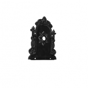 Litinové umývadlo, bez kohoutka 300x220mm, cast ir