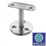 Držák madla - zeď AISI304, D48,3x2/H60mm, A/0708-048