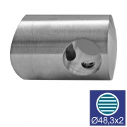 Držák výplně D12/D48- levý AISI304, d12/D48,3x2mm