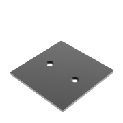 Hliníková krytka sloupku 80x80 R7016