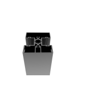 Hliníkový plotový sloupek 50x60-925mm R7016, FG/P50x60-0925-R7016