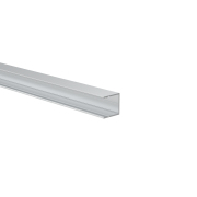 Hliníkový plotový adaptér pro výplně 20 mm a pro fasádní systém, 25 x 25 – 6,0 m – Natural