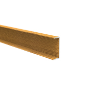 Hliníkový plotový adaptér pro výplně 40 mm a pro fasádní systém, 45 x 20 – 6,0 m – dřevodekor SVĚTLÝ DUB - W02