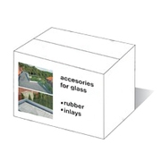 Nerezové zábradlí - sklo těsnění (AL profil) T20,76