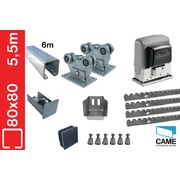 Sestava posuvné brány do 5,5m, pohon CAME, 78x78mm, Zn, BP