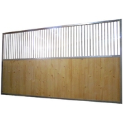 Dělící stěna - dřevo/kulatina, 2,2x3,5 m